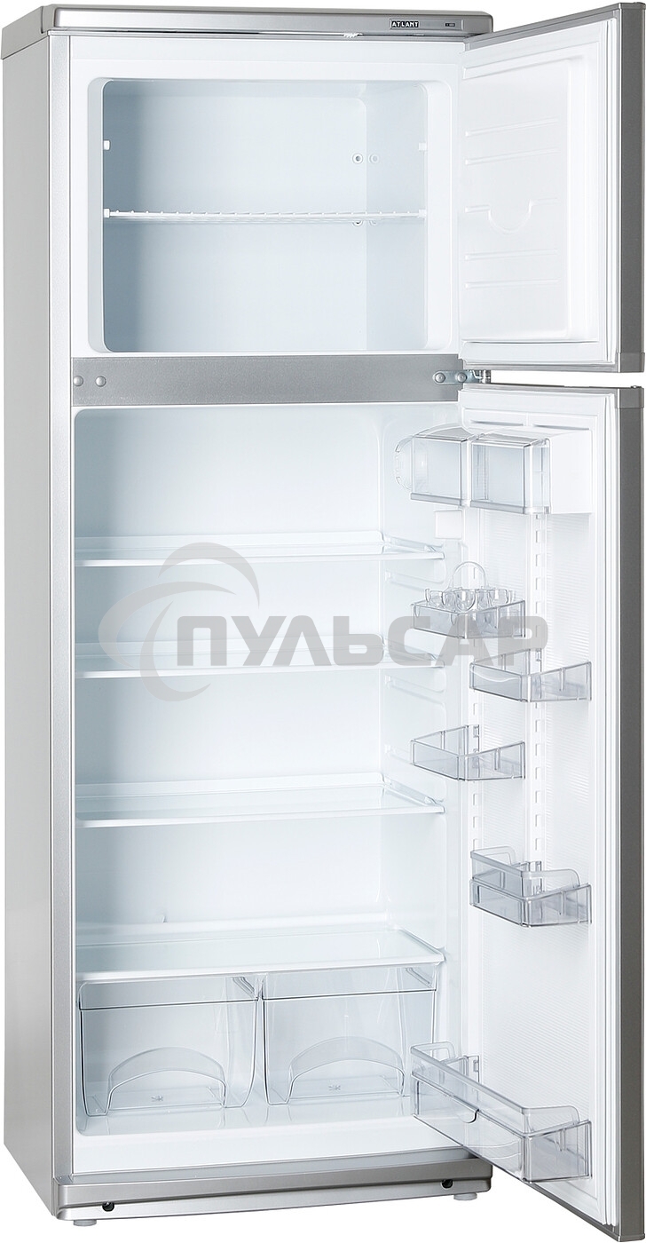 Холодильник Atlant МХМ-2835-08 серебристый двухкамерный 202/70л морозилка сверху