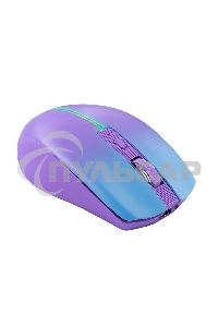 Мышь беспроводная Defender Mystery MM-301 фиолетовый, 1600 dpi, радиоканал, Bluetooth, USB, кнопки - 6