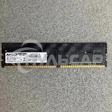 Оперативная память AMD Radeon R9, DDR4, 4Gb (1x4Gb), 3200MHz, CL16, DIMM, с радиатором, черный, OEM