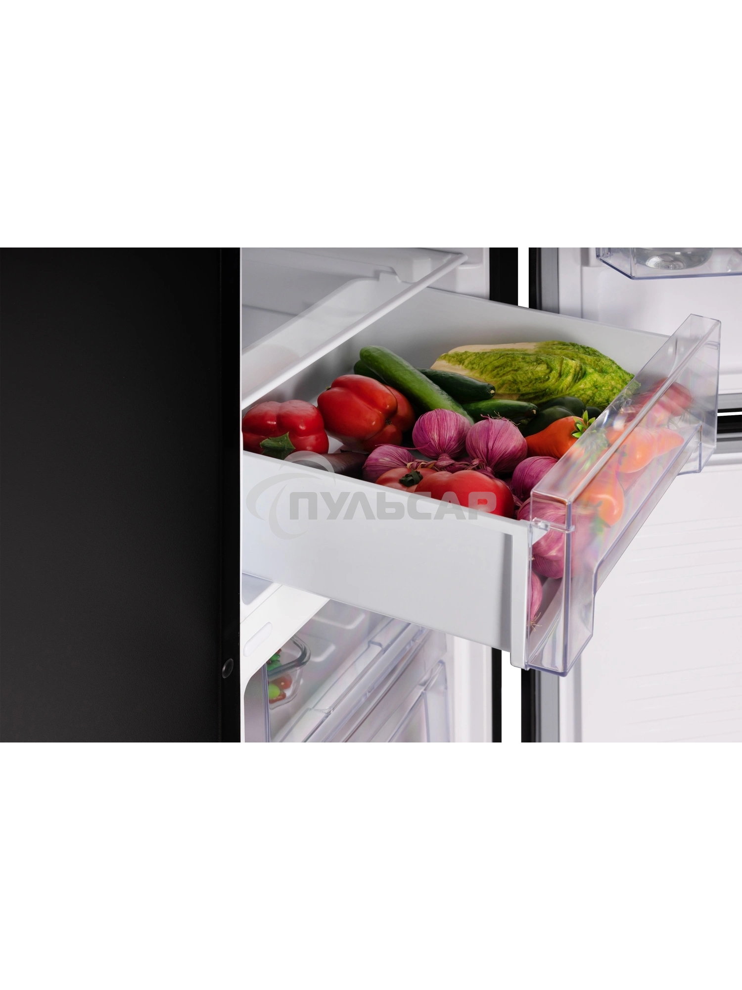 Холодильник Nordfrost NRB 131 B черный двухкамерный 170/100 л морозилка снизу, капельная система