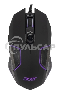 Мышь проводная Acer OMW170 черный, 3200 dpi, USB, кнопки - 6