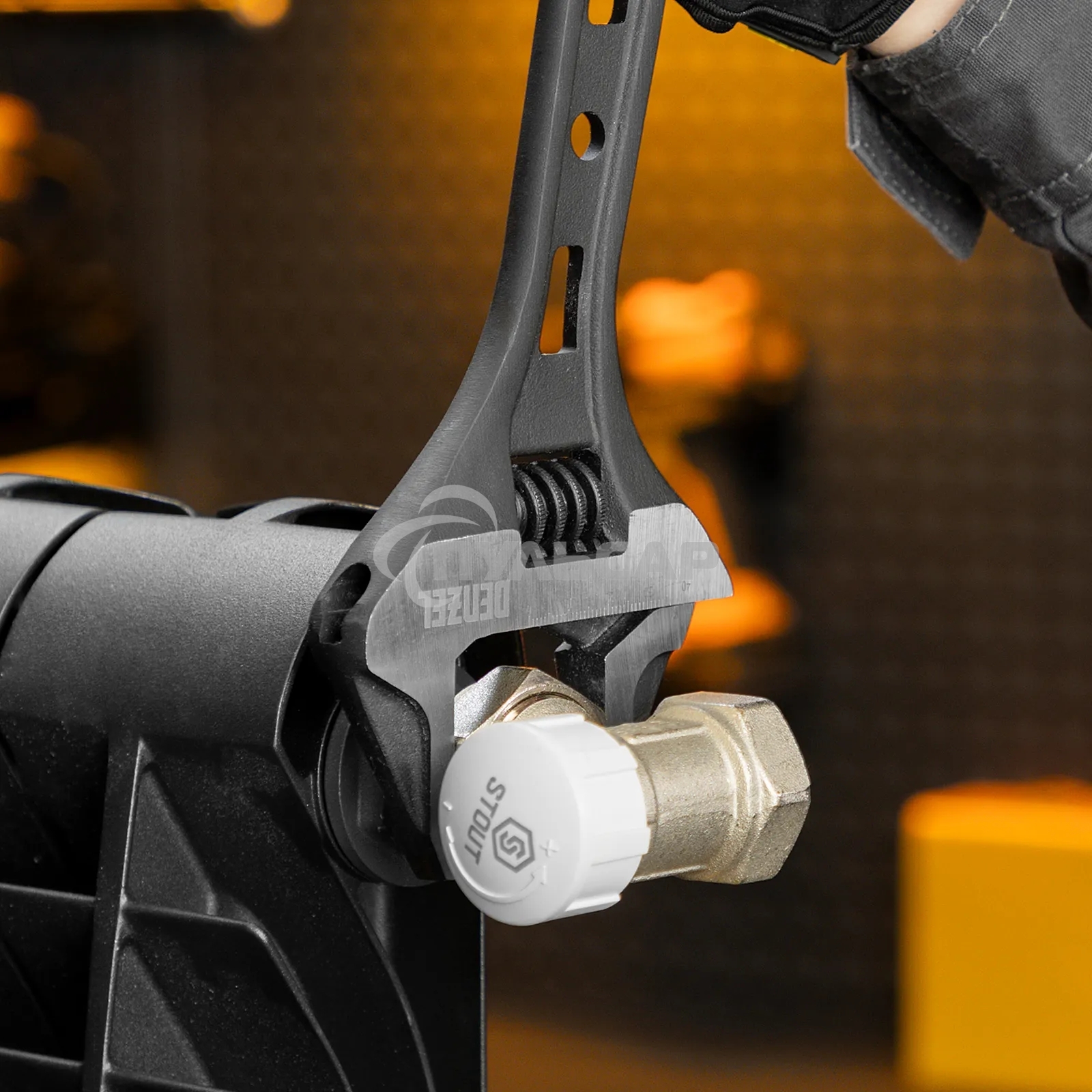 Ключ разводной Denzel 300 мм, CrV, кованый