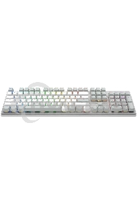 Клавиатура проводная A4Tech Fstyler FS100 Neon, USB, серый/белый