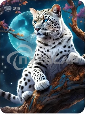 Коврик для мыши Cactus Snow Leopard 400x300x3мм (CS-MP-PRO16XL)