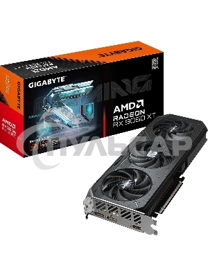 Видеокарта Gigabyte PCI-E 5.0 GV-R9060XTGAMING OC-16GD 1.0 AMD Radeon RX 9060XT 16Gb 128bit GDDR6 2210/20000 HDMIx2 DPx2 HDCP Ret