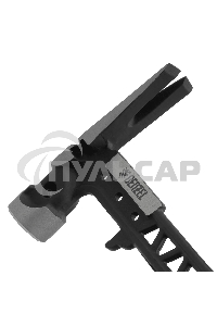 Молоток строительный Denzel 450 г, цельнокованый, боек с магнитом, двухкомп. обрезин. рук-ка