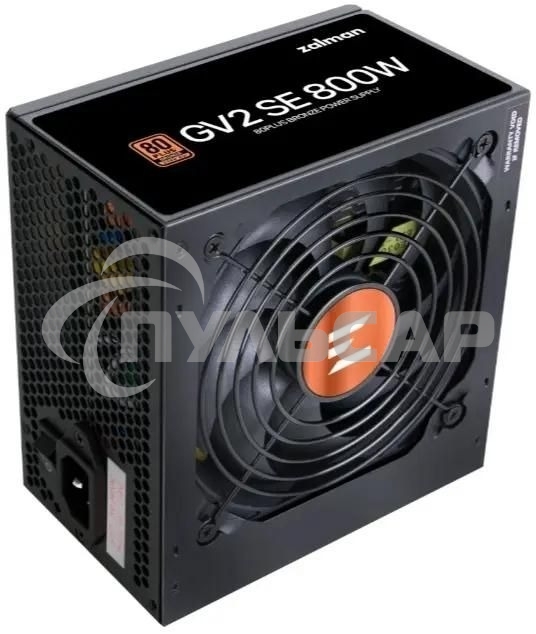 Блок питания Zalman ZM800-GV2SE, 800W, 120мм, черный