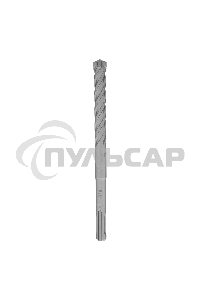 Бур по бетону Denzel цельная крестовая пластина, 12x165 мм, SDS PLUS