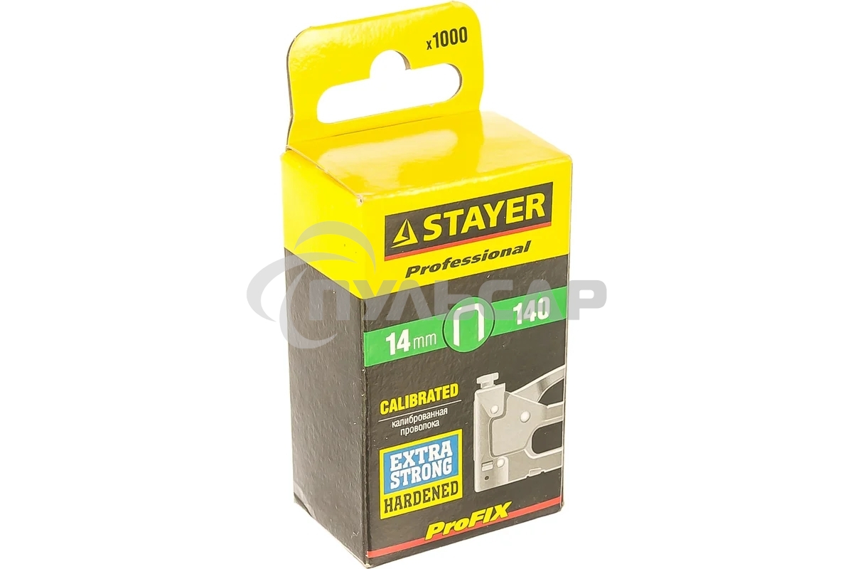 Скобы для степлера плоские STAYER 14 мм тип 140, 1000 шт
