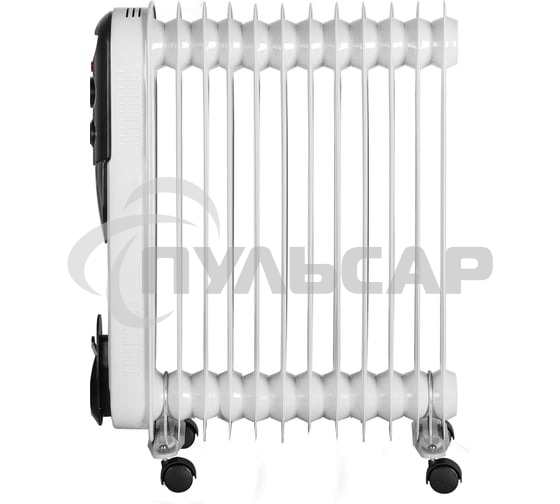 Обогреватель масляный Ресанта ОМПТ-12Н (12 секций) белый, 2500 Вт, 25 м2, термостат 67/3/5