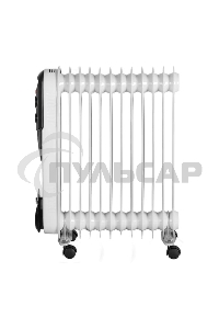 Обогреватель масляный Ресанта ОМПТ-12Н (12 секций) белый, 2500 Вт, 25 м2, термостат 67/3/5