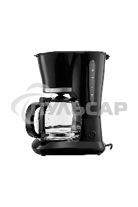 Кофеварка капельная Maunfeld MF-732BK черный, исп. кофе - молотый, 1,5 л, 1000 Вт