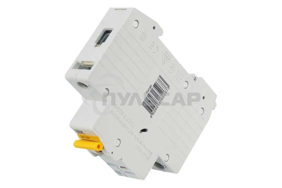 Выключатель автоматический IEK MVA31-1-010-B 10A тип B 6kA 1П 230В 1мод белый (упак.:1шт)