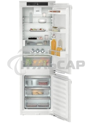 Встраиваемый холодильник Liebherr ICNd 5123 001 белый, двухкамерный, 190/83л, морозилка снизу, No Frost
