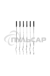 Шашлычница электрическая Kitfort KT-1404, 1400Вт серебристый