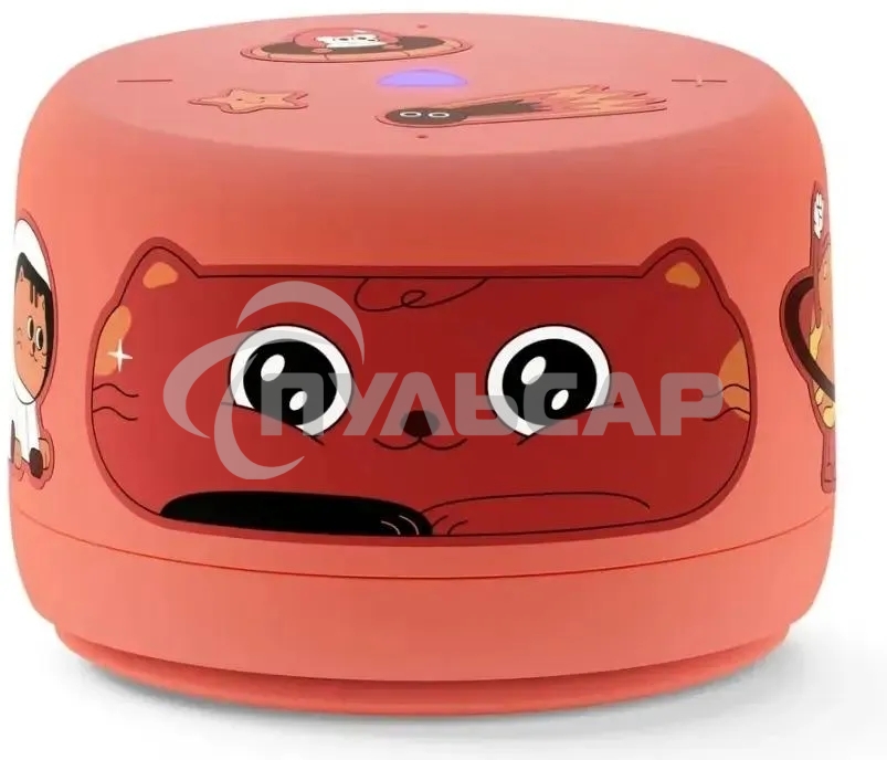 Умная колонка Yandex Станция Лайт 2 без часов Алиса coral 6W 1.0 BT/Wi-Fi 10м (YNDX-00028ORG)