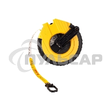 Мерная лента Deli DL9830ZY 30м x 14.5мм Ударопрочный корпус. Основной класс точности. Метрическое полотно из стекловолокна и ПВХ.