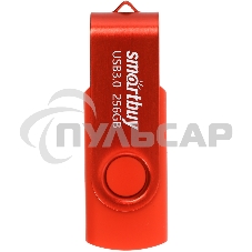 Флешка USB R/W SmartBuy R/W (SB256Gb3TWR) UFD 3.0/3.1 256Gb,Twist Red красный