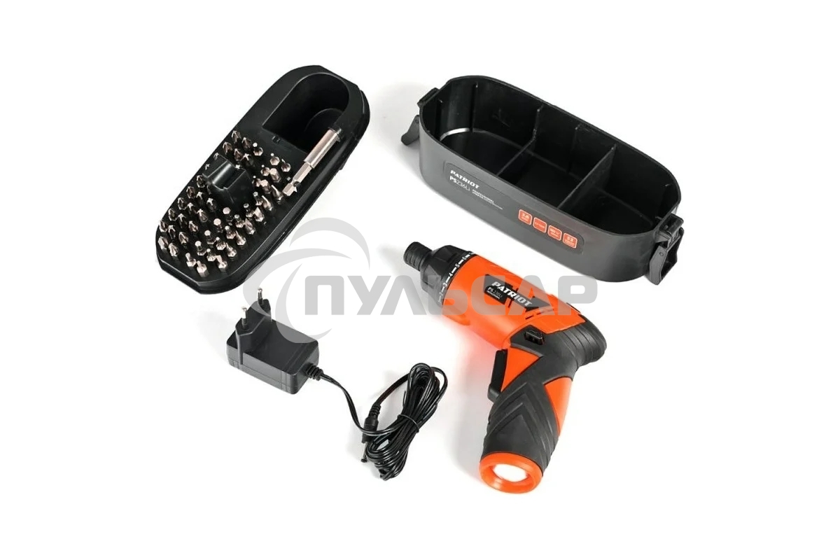 Отвертка аккумуляторная PATRIOT PS 236; напряжение: 3,6V; кейс; комплект бит