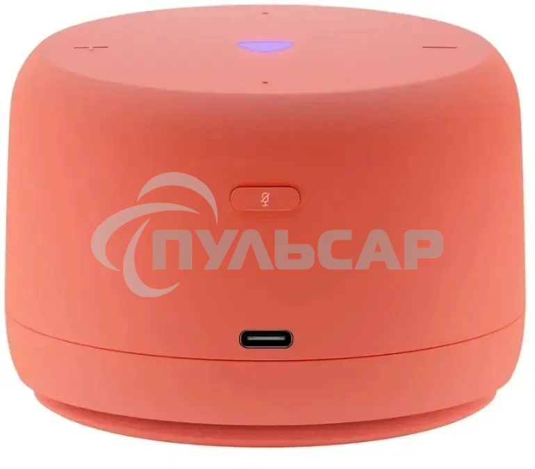Умная колонка Yandex Станция Лайт 2 без часов Алиса coral 6W 1.0 BT/Wi-Fi 10м (YNDX-00028ORG)