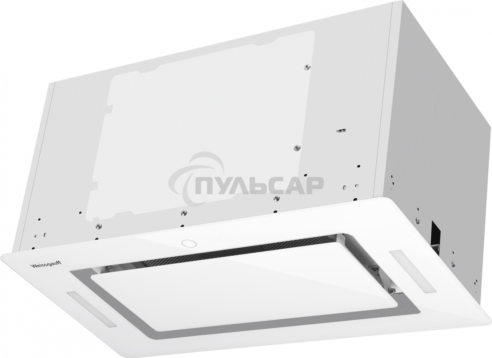Вытяжка встраиваемая Weissgauff Aura 850 WH белый, 52 см, 850 куб. м/ч, 49 дБ