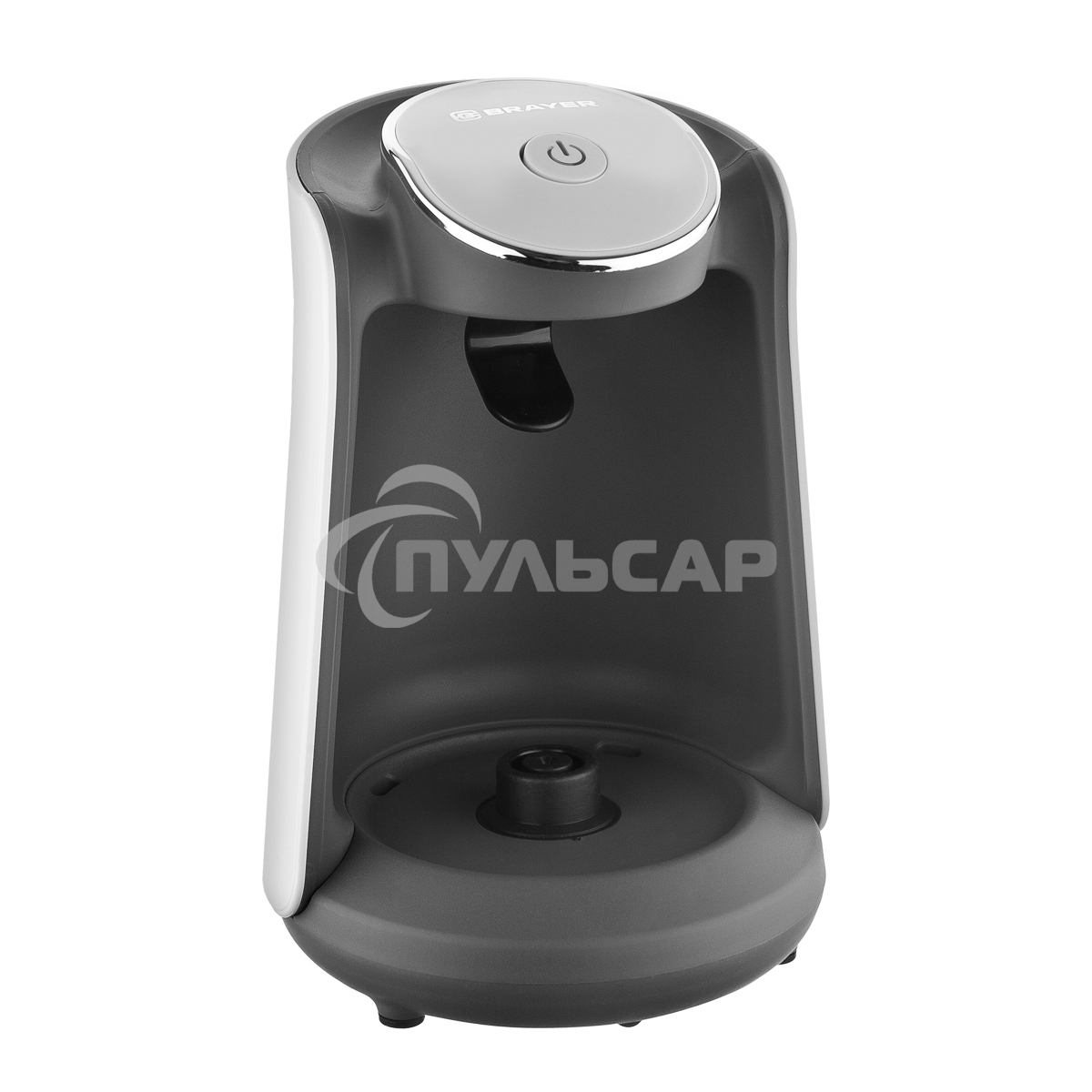 Электрическая турка BRAYER BR1142 белый/серый, исп. кофе -молотый, 0.5 л, 500 Вт.