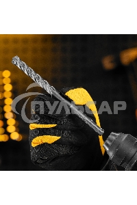 Бур по бетону Denzel цельная крестовая пластина, 12x165 мм, SDS PLUS