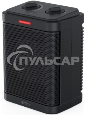 Тепловентилятор Royal Clima Notte RFH-N1500DC-BL черный, 1500 Вт, 20 м2, термостат