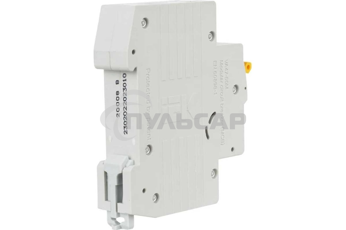 Выключатель автоматический IEK MVA31-1-010-B 10A тип B 6kA 1П 230В 1мод белый (упак.:1шт)