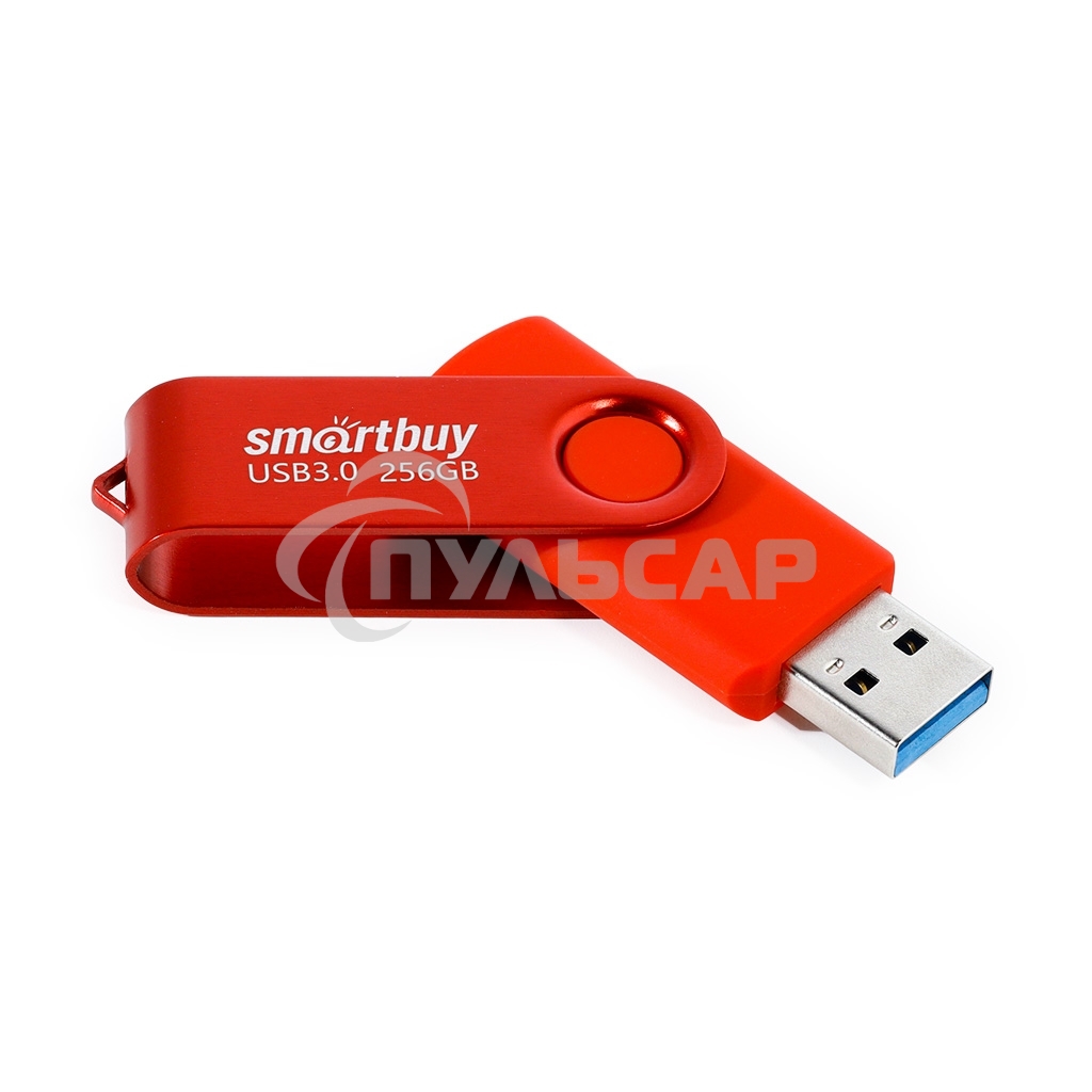 Флешка USB R/W SmartBuy R/W (SB256Gb3TWR) UFD 3.0/3.1 256Gb,Twist Red красный
