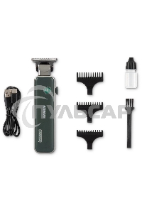 Триммер Hyundai H-HT6070 зеленый (насадок в компл:3шт)