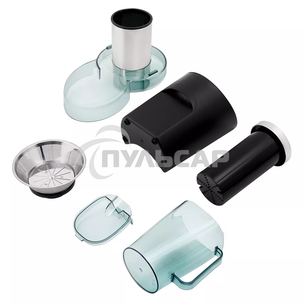 Соковыжималка центробежная Kitfort KT-1120 800Вт стальной/черный