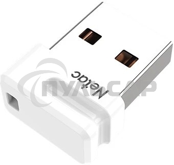 Флешка USB Netac U116 mini NT03U116N-064G-32WH USB 3.2 64 Gb, up to 130Mb/s белый