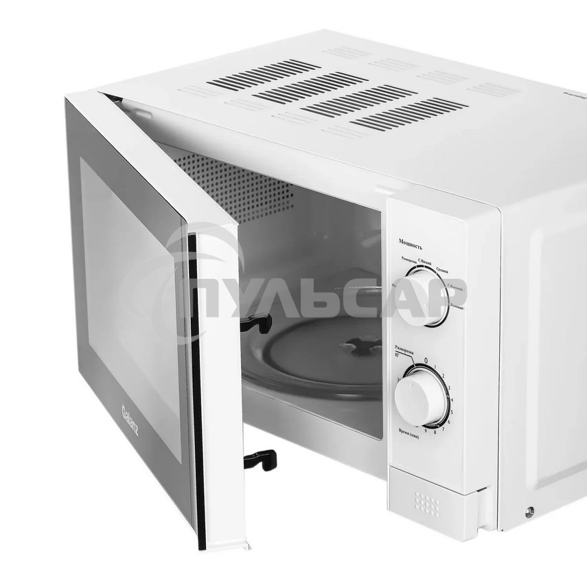 Микроволновая печь Galanz MOS-2009MW белый 20л 700Вт поворотный механизм