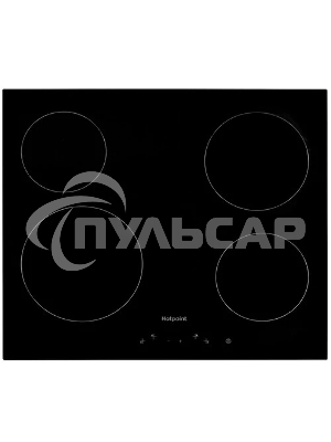 Электрическая варочная панель Hotpoint HR 6T1 C, независимая, черный