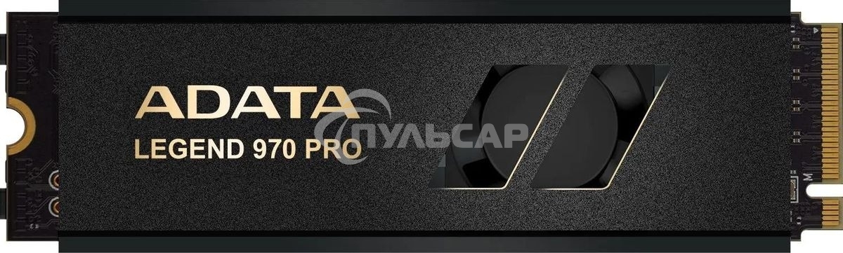 Накопитель SSD ADATA Legend 970 Pro, 2Tb, PCIe 5.0 x4, M.2 2280, NVMe, R/W 14000/10000, активное охлаждение