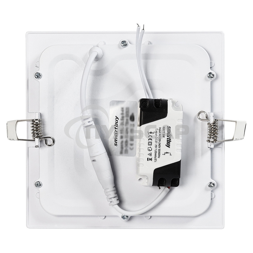 Встраиваемый светильник Smartbuy (SBL-DLSq-9-65K) 9w/6500K