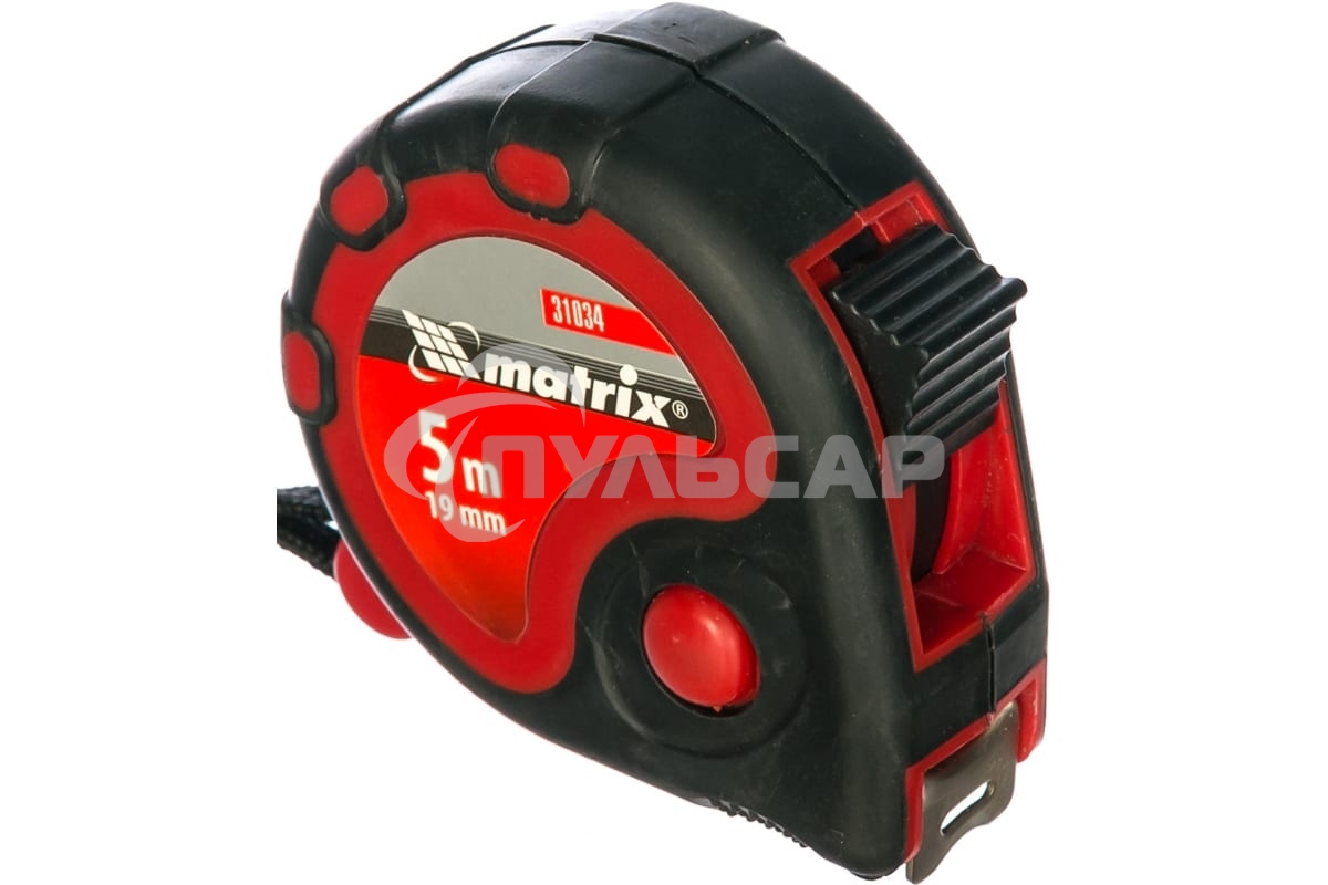 Рулетка Matrix status 3 fixations 5мх19мм двухкомпонентный корпус 3 фиксации ленты