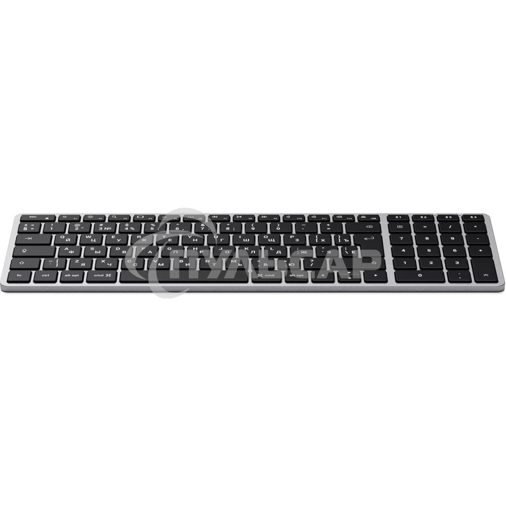 Клавиатура беспроводная Satechi Slim X2 Bluetooth Backlit Keyboard, Bluetooth, Серый ST-BTSX2M-RU