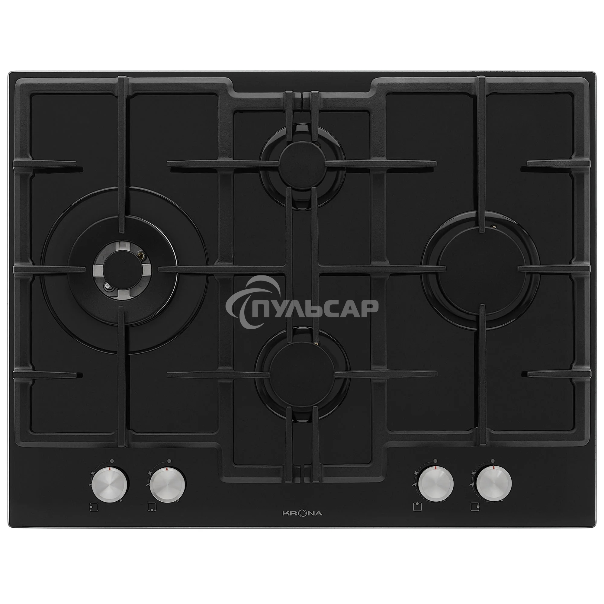 Газовая варочная панель Krona RITTER 67/60 BL независимая, черный