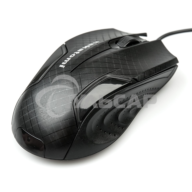 Мышь проводная Nakatomi MON-06U черный, 800 dpi, USB, кнопки - 3