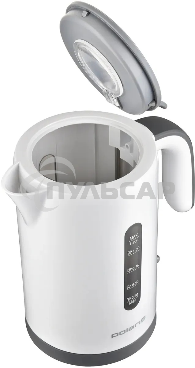 Чайник электрический Polaris PWK 1220C Water Way Pro 1.2л. 2200Вт белый корпус: пластик (PWK 1220C)