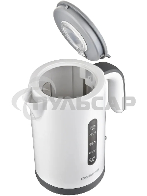 Чайник электрический Polaris PWK 1220C Water Way Pro 1.2л. 2200Вт белый корпус: пластик (PWK 1220C)