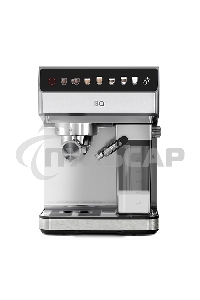 Кофеварка рожковая BQ CM7004 стальной, исп. кофе - молотый, 1,6 л, 1450 Вт, 20 бар