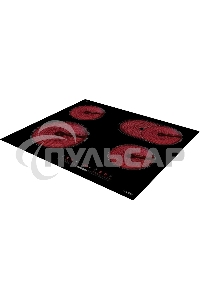 Электрическая варочная панель Korting HK 63910 B, конфорок: 4 шт., стеклокерамика, независимая, черный