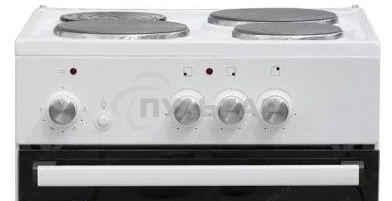 Плита электрическая De Luxe 5003.18Э белый, конфорок 3 шт, духовка 46 л, 50 см x 85 см x 50 см