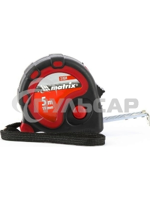 Рулетка Matrix status 3 fixations 5мх19мм двухкомпонентный корпус 3 фиксации ленты