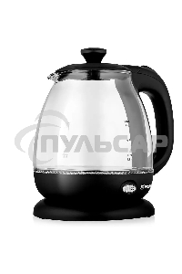 Чайник электрический BRAYER BR6106, 1100 Вт, 1 л, стеклянный, автоотключение, подсветка, черный