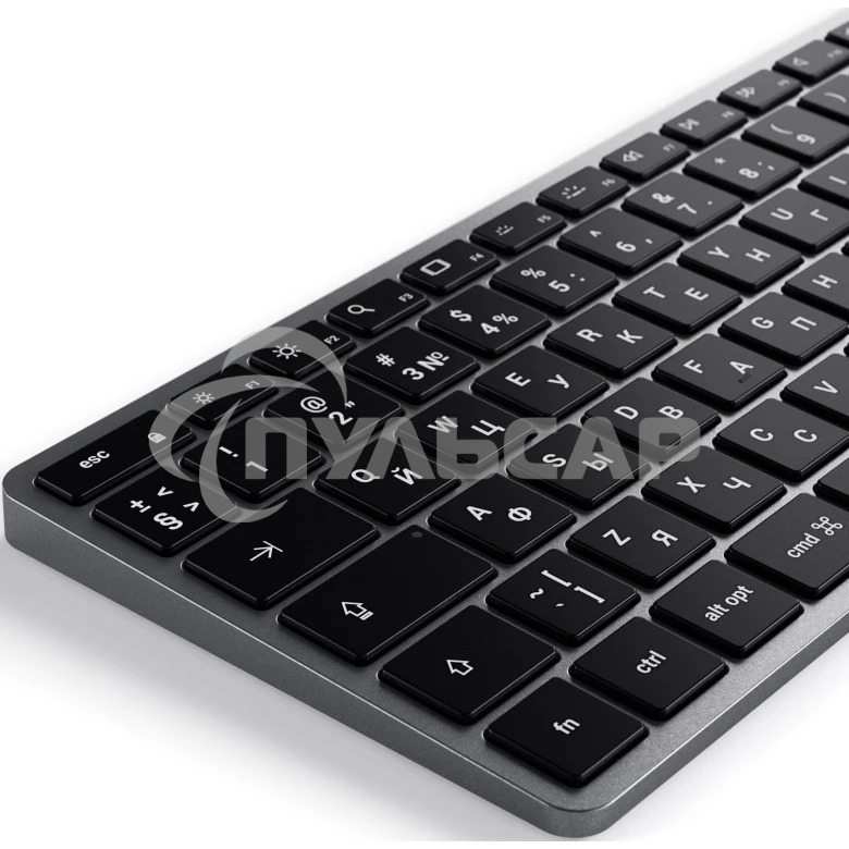 Клавиатура беспроводная Satechi Slim X2 Bluetooth Backlit Keyboard, Bluetooth, Серый ST-BTSX2M-RU
