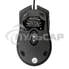 Мышь проводная Nakatomi MON-06U черный, 800 dpi, USB, кнопки - 3